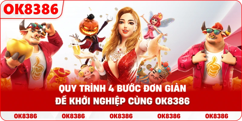 Quy trình 4 bước đơn giản để khởi nghiệp cùng OK8386 Quy trình 4 bước đơn giản để khởi nghiệp cùng OK8386